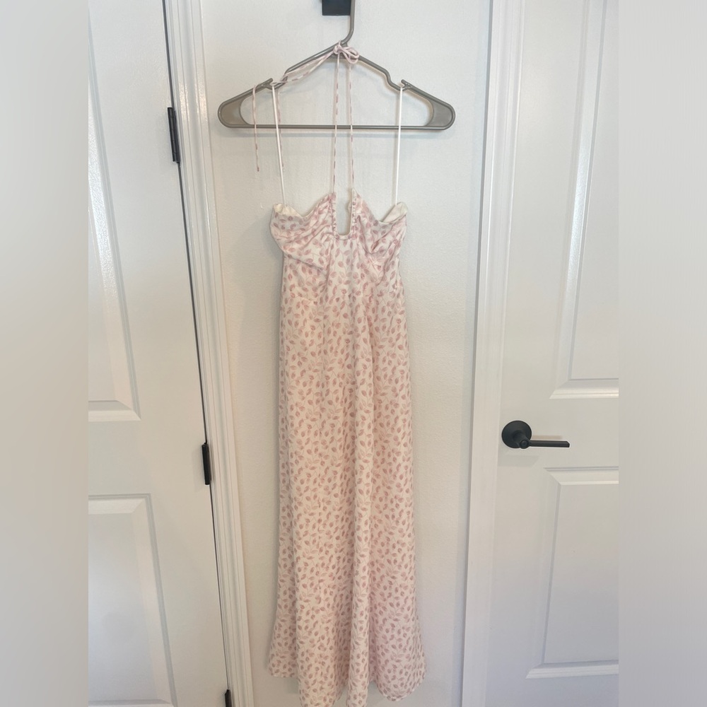 abercrombie maxi dress silky